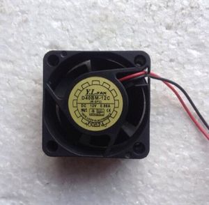 Y.L.FAN D40BM-12C 12 V 0.08A / 0.5A 4CM 4020 dois fios super silencioso esfriando o ventilador