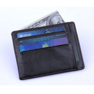 Men's Wallet Business Card Holder Bank Cardholder Leather Cow Pickup Package Bus Card Holder Multi-card-bit Pack Bag CB-017