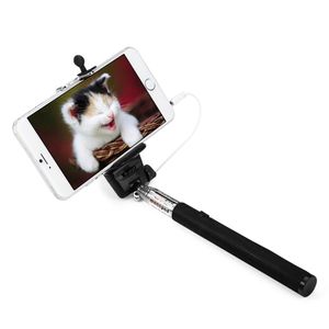 Z07 - 5S Handy-Einbeinstativ Selfie-Stick Selbstportraitstange mit Fernauslöser 3,5-mm-Kabel