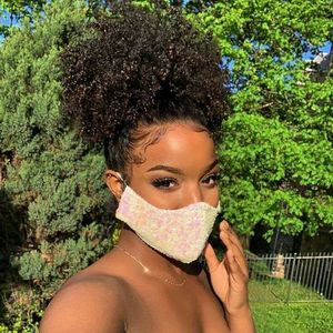 Afro Kinky Curly Human Hair Ponytail Brasilianska Virgin Ponytail Hårförlängningar med clips In for Women Curly Bun Drawstring Ponytail 120g