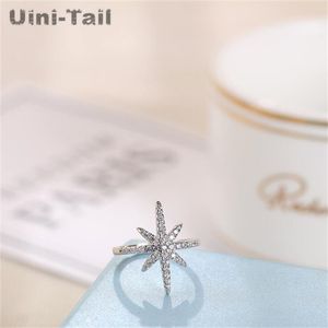 hot new products Europe stones and America retro creative jewelry 925 sterling silver fashion sea star ring high quality