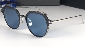 Wholesale-デザイナーサングラス812ラウンドフレームシンプルフリップ光デュアル使用人気スタイルUV400保護卸売メガネ最高品質