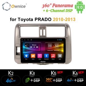 Ownice 4G Android 9.0 Bil DVD GPS K3 K5 K6 för Toyota Prado 150 2010 2011 2012 2013 - 2016 DVD 360 Panorama