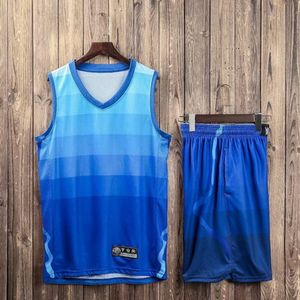 Desconto barato Treinamento da faculdade Uniformes de basquete kits Roupas esportivas roupas, streetwear grosso Conjuntos de basquete com Shorts Uniformes