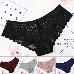 Deruilady Fashion Accogliente Lingerie Allettante Slip graziosi Cotone di alta qualità Vita bassa Cute Women Underwear Mutandine di pizzo sexy C19042201