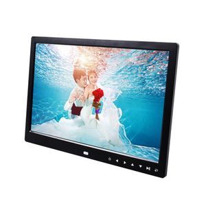 Freeshiping 12 inch LED 1200*800 Electronic Frame Front Touch Buttons Pictures Music Porta Retrato Marco De Fotos MP3 Video Built-in Speaker