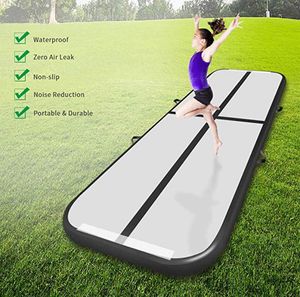 Gratis pump! Promin 6x1x0.2m Gymnastik Uppblåsbara luftspår Tumbling Mat Gym AirTrack till salu