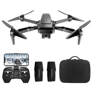 Visuo Zen K1 4K UHD 5G WiFi FPV GPS Foldbar RC Drone med dubbelkamera bytesvärd 50x Zoom 30 minuter Flying Time - Three Batteries With Bag