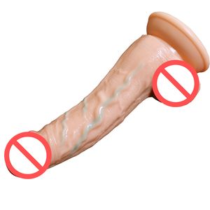 Gerçek Duygu Gerçekçi Silikon Dildo Emme Kupası, Kadın Yetişkin Ürünler için Sahte Penis Titreşimli Big Dick Seks Oyuncakları