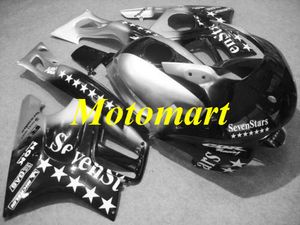 Motorrad-Verkleidungsset für HONDA CBR600F3 97 98 CBR 600 F3 1997 1998 ABS-Kunststoff silber schwarz Verkleidungsset + Geschenke HH01