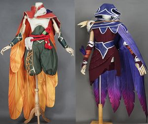 لعبة LOL The Rebel Xayah The Charmer Rakan Cosplay Costume Assum