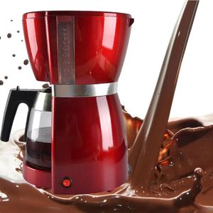 Automatic Electric Drip Coffee Maker Household Coffee Machine PP Stainless Steel Material Tea Pot Kettle EU Plug - Convenient and Efficient Brewing Solution