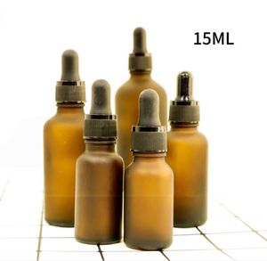 Flaconi contagocce in vetro vuoti da 15 ml con tappo a prova di bambino E Flacone in vetro cosmetico liquido Bottiglie per pipette da 15 ml in vendita