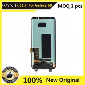 100% New OEM Original AMOLED LCD Touch Screen Digitizer Panels Replacement For Samsung Galaxy S8 G950 With & Without Frame both available