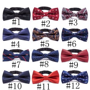 Bow Tie Cavalheiro Formal Bow Tie garoto Bowtie colorido crianças Bowtie Estrela Verifique Polka Dot Stripes EEA817-1