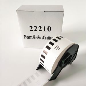 6 x Rolls Brother DK 22210 DK-22210 DK22210 DK2210 DK-2210 DK 2210 Совместимые с непрерывными мечениями 29 мм x 30,48 м со штукой