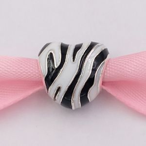 Andy Jewel 925 Sterling Silver Beads Wild Stripes Charms Passar European Pandora Style Jewelry Armelets Halsband 798056Enmx