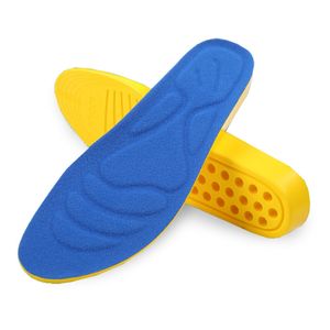 Höjd Öka Blå Insoles 2,5 cm Arch Support Sko Pad Foot Care PU Material Anti-Slippery Black Innole För Män och Kvinnor