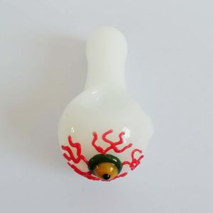 Factory Sale Single Eye Style Glass Hand Pipes Glass Smoking Pipe Tobacco Burner Dab Rig Bong