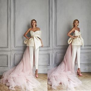 Exclusivo design vestidos de casamento Salta Com rosa destacável Train Strapless vestidos de noiva Sweep Trem do vestido de casamento Vestios De Novia