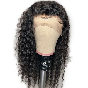 water Wave hd 360 Lace Frontal Wig Brazilian Remy Human Wigs With Baby Hair For Women Pre Plucked Bleached Knots 130%density diva1