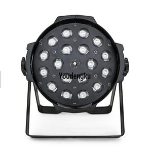 2 Stück Konzertbühnenbeleuchtung 18 * 18 W RGBWA UV 6in1 Zoom Par LED-Beleuchtung LED PAR CAN ZOOM PAR64 LICHT