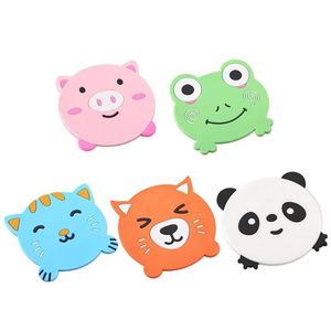 Cartoon Animal Shaped Drinking Mug Pads Water Cup Mats Bar Dining Table Placemat Coaster Kitchen Accessories