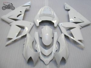 Fairings de plástico ABS personalizados Fit para Kawasaki ZX10R 04 05 Motocicleta Road Race Fairing Fairings Set ZX 10R 2004 2005