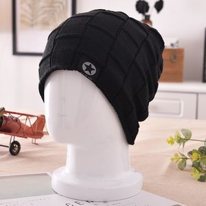 Toptan-Kış erkek örgü şapka Kore versiyonu sonbahar ve kış yün şapka sıcak earmuffs açık gelgit sürme kapaklar