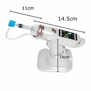 Pistola de mesoterapia Injeção de alta pressão Agulha EZ Vácuo Meso Gun Therapy Rejuvenescimento da pele Rugas Remover uso em casa ou no salão