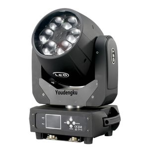 10 pieces Colorfull Beam Motorized Zoom 6x40w rgbw 4in1 mini beam wash zoom led small moving head light