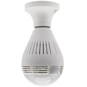 Wireless WIFI IP Camera Panoramic 360 Degree Bulb LED Lights 960P For Home Security