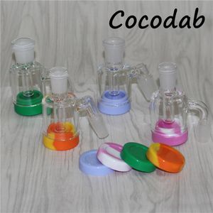 Rökning Glas Reclaim Catcher Ash Catcaher Handmake 45 90 Degress Ashcatcher Bongs DAB Oil Rig Ashcatchers Tillbehör