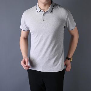 2021 Designer Mens Polos Camisetas Homens Verão Homem Puro Cor Respenhado 100% Algodão Polo Unlinated Vestuário Superior e Moda Contratada Qualidade