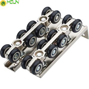 Portas deslizantes Silent Lift Wheels Portas Portas Janelas Hardware acessórios 8 rodas polia