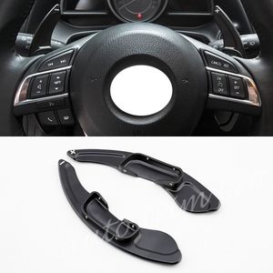 2x bilväxel DSG Steering Wheel Shift Paddle Extension Fit för Mazda 3 6 CX-3 CX-4 CX-5 MX-5 Shifter Hävarmtillbehör