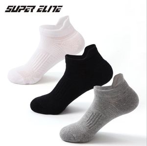 Spring and Summer New Elite Sports Boat Socks Combed Cotton Professional Fitness Running Socks Men and Women Sports Socks