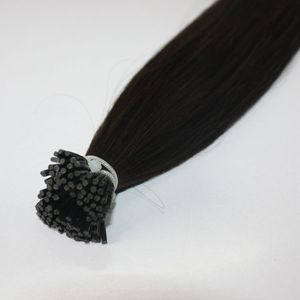 Italy Glue keratin i tip mongolian remy stick tip human hair extensions 1g s 300s lot color 1b 2 4 8 for option