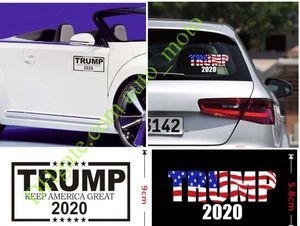 Новые стили Trump 2020 Flag Flag Window стены стеклянные наклейки TP наклейка для автомобиля Paster Paster Paster