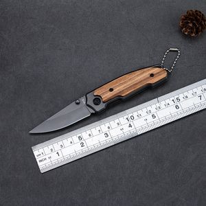 Marke X18 Messer Camping Klappklinge Taschenmesser Multifunktionale EDC Utility Schlüsselanhänger Messer Holzgriff