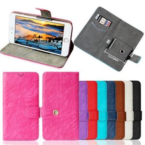 360 Rotating Universal PU Leather Wallet Credit Card Flip phone case 4.1inch to 6.0inch for iphone Samsung HuaWei OPPO XiaoMI