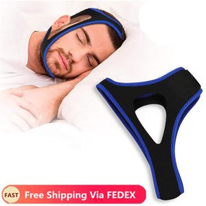 2020 New Belt Sleep Apnea Chin Support Straps for Night Anti Snore Chin Strap Stop Snoring Care Tools Face-lifting Beauty