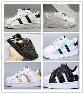 Wholesale stan smith shoes kids for sale - Group buy 2019 Children s Shoes Kids Classic Style Shoes for Boys Girls White Green color musial Stan Smith Superstar Skateboarding Shoes size