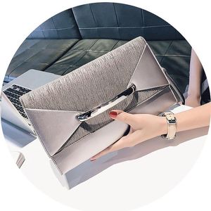 Designer-Envelope Clutch Bag Women Leather Birthday Party Evening Clutch Bags For Women Ladies Shoulder Bag Purse Female