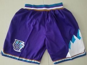 New Team Baseketball Shorts Running Sports Clothes Purple Color Size S-XXL Mix Match Order High Quality