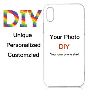 Özel Tasarım DIY Logo / Fotoğraf Sert Telefon Kılıfı 5 5S SE 6 6S 7 Artı Özelleştirilmiş Baskılı Arka Kapak İçin