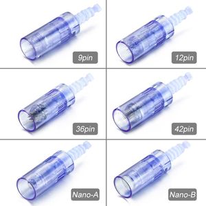 1/3 / 5/7/9/12/16/5/7/9/12/36/42 / Nano / для Derma Pen MicroNeedle Care Care Electric Drermapen Dr.pen A6 Игольчатый картридж