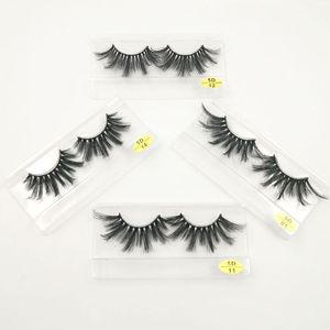 Long 5d 25mm Imitated Mink False Eyelashes Natural Long Thriedimensional Multi-Layer falska ögonfransar 120 uppsättningar DHL