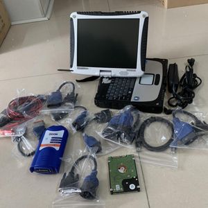 トラック診断スキャナーツール125032 USBリンクすべてのインストーラーとのヘビーデューティ診断ラップトップCF19タッチスクリーン