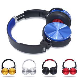 550BT Wireless Headset Bluetooth Stereo Headphones cancelamento de ruído Music Player com microfone retrátil Headband Apoio TF BT 4.2 na Caixa